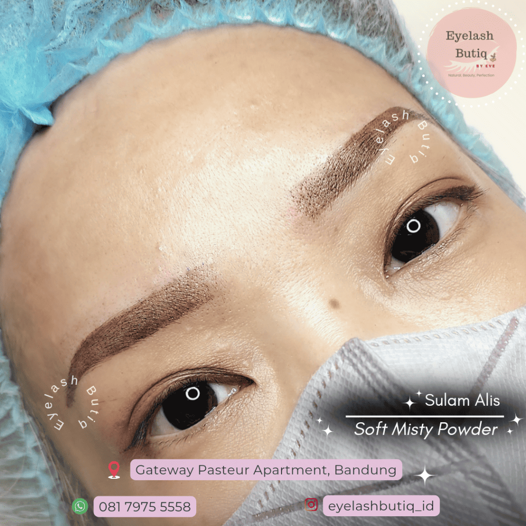 berapa lama sulam alis bertahan hasil powder brows natural