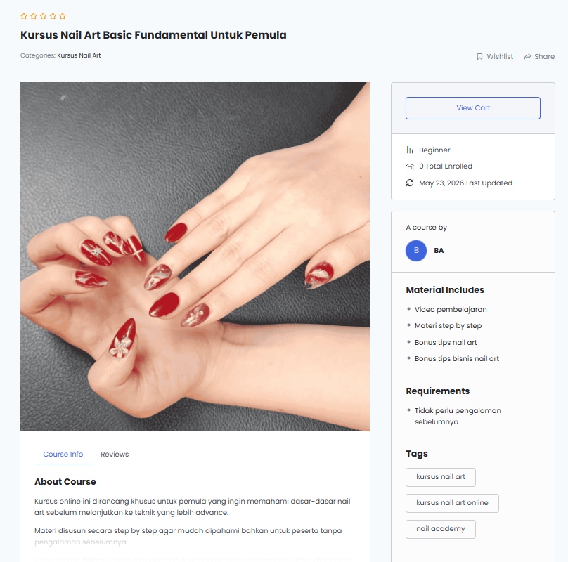 Kursus Nail Art Online